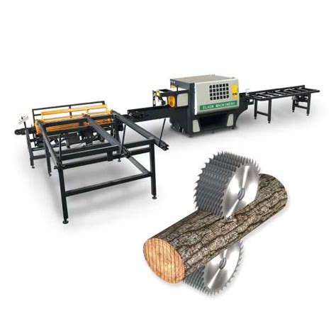 Log Multi Rip Saw Wood Planer Machine