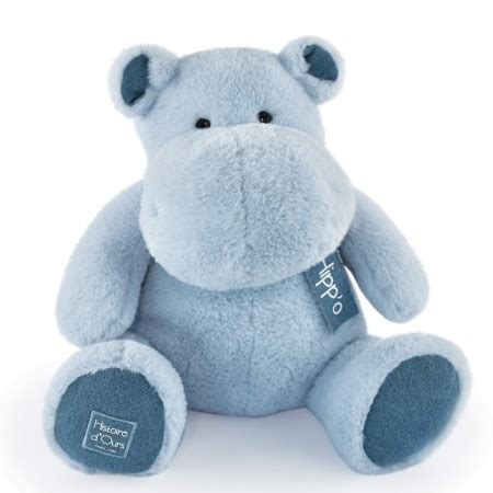 Peluche Hippopotame Bleu