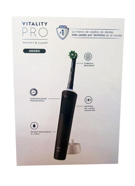 Oral B Cepillo El Ctrico Pack Vitality Pro Negro Bucal Redfarma