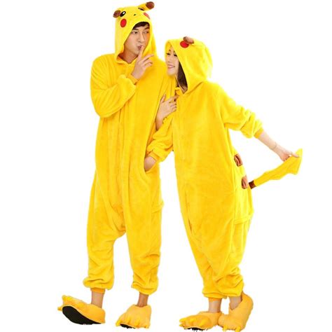 Pijama Importado Pikachu Kigurumi Pokemon Peludo Unissex Adulto Jhon