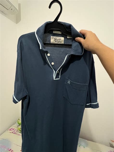 Penguin Teal Polo Shirt Mens Fashion Tops And Sets Tshirts And Polo Shirts On Carousell