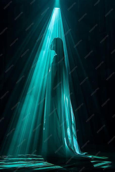 Premium Photo Texture Haunting Glowing Ghostly Apparition Rays With