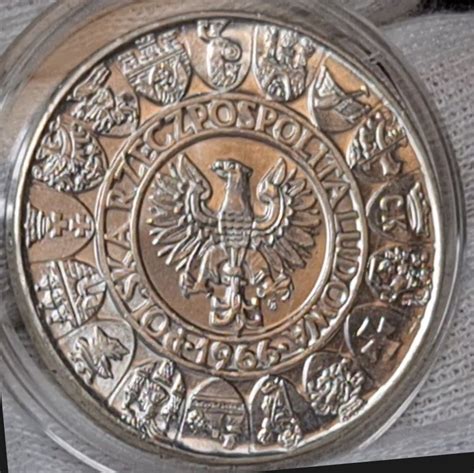 Polen Poland Zloty Mieszko Und Dabrowka Pr Ba Silber Pattern