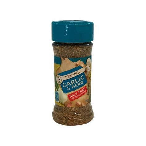 Stonemill Garlic And Herb Salt Free Seasoning 25 Oz From Aldi Instacart