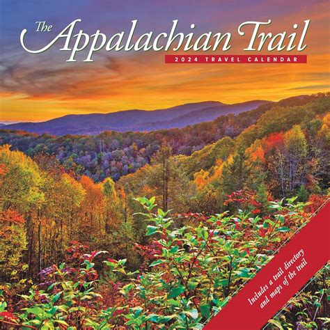 Amazon Willow Creek Press Appalachian Trail Monthly Wall