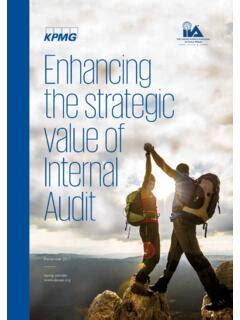 Enhancing The Strategic Value Of Internal Audit Kpmg Us Enhancing