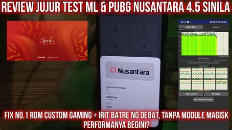 Review Custom Rom Nusantara Os Sinila No Gaming Nusantara