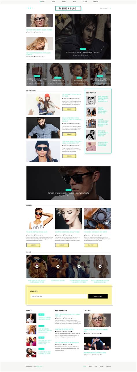 Fashion Templates Archives - Zemez Joomla