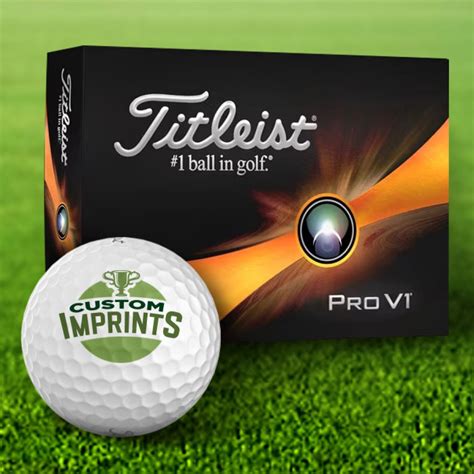 Titleist Pro V1 Custom Logo Golf Balls / Dozen