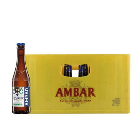 Comprar Cerveza Ambar Triple Zero 20 Cl Caja 30 Botellines Cristal