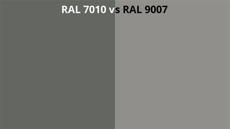 Ral 7010 Vs 9007 Ral Colour Chart Uk