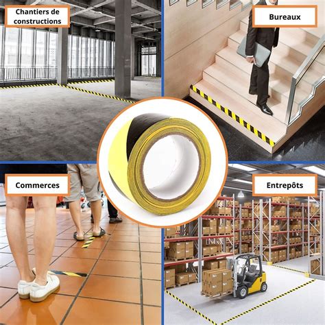 1 Piece Warning Tape 48mm X 33m Per Roll For Floor Safety Marking