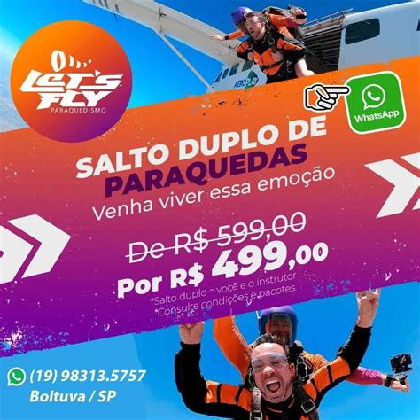 Let's Fly Paraquedismo - Saltar de Paraquedas – Let’s Fly Paraquedismo