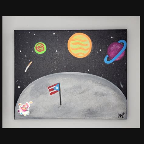 Boricua Hasta En La Luna Etsy