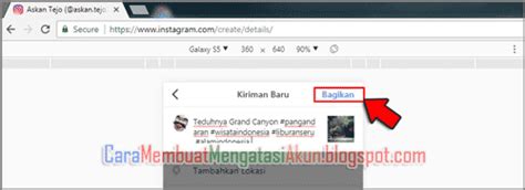 Cara Posting Foto Di Instagram Via Pc Atau Laptop Tanpa Aplikasi Gramblr