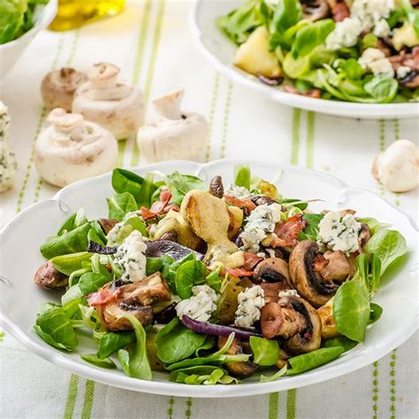 Recette Salade De M Che Aux Champignons Facile Rapide