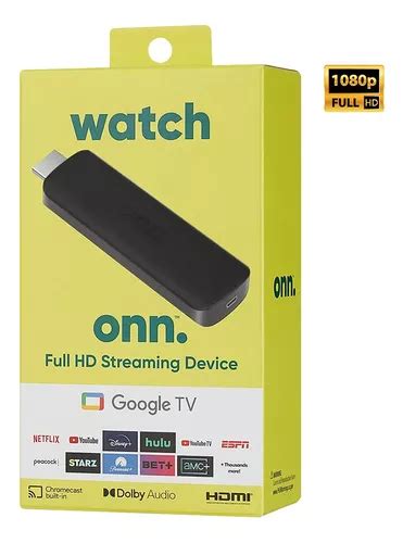 Android Tv Stick Onn Smart Google Control Voz Chromecast Hd Mercadolibre