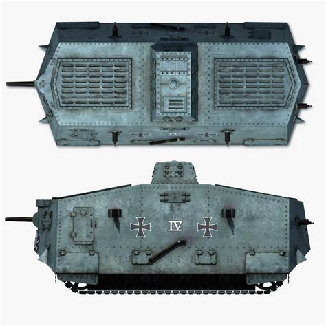 3d model german tank