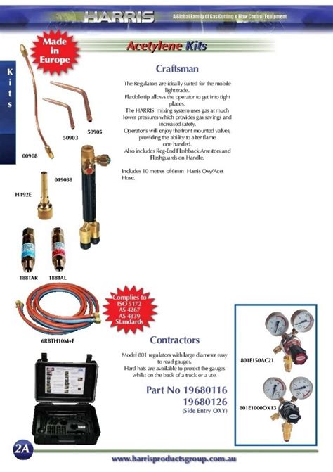 Buy Online Gas Harris Kit Oxygen Acetylene Contractor 801 Welding