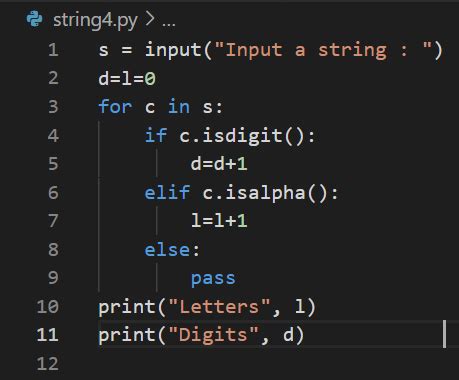 Write A Python Program That Accepts A String And Calculate The Number