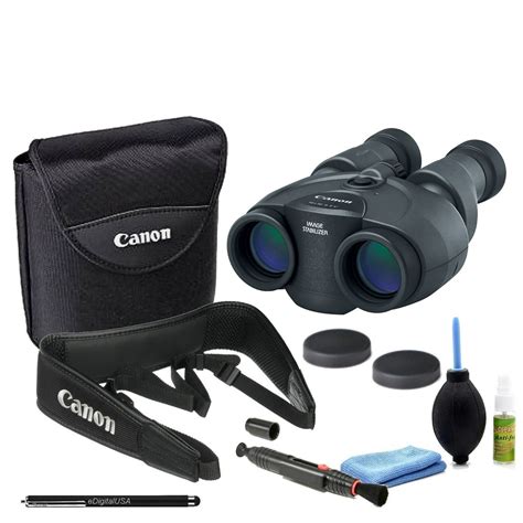 Canon 10x30 is II Paquete básico de binoculares con estabilización de ...