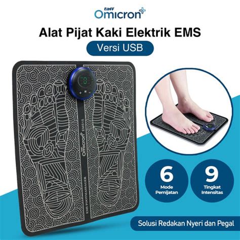 Jual EMS Foot Massager Theraphy Alat Pijat Refleksi Terapi Nyeri Kaki