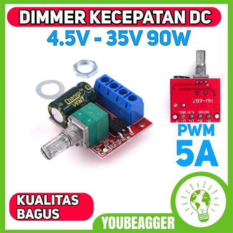 Jual Dimmer DC 4 5 30V Untuk Mengatur Kecepatan Motor Dan Lampu Dc