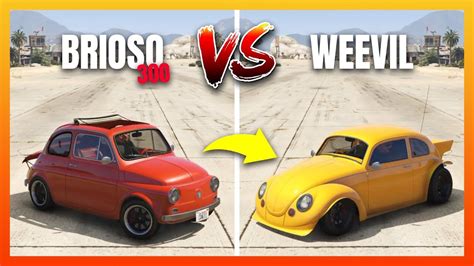 GTA Online BRIOSO 300 VS WEEVIL WHICH IS FASTEST Gta Gta Online