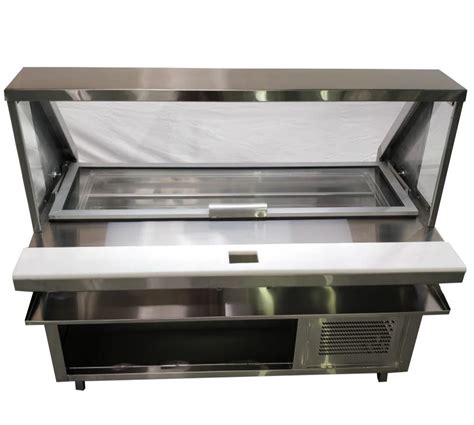 Stainless Steel Subway Display Counter For Restaurant At Best Price In