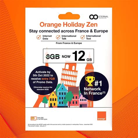 Preloaded Orange Travel Sim Card Now With Gb Of G Data Unlimited