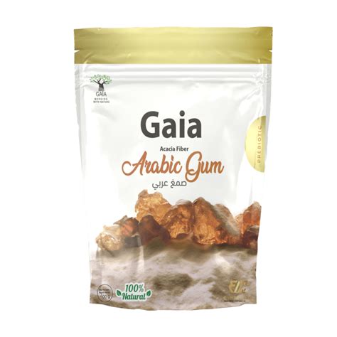 Original Flavour Arabic Gum 200g Pouch Gaia For Life Natural