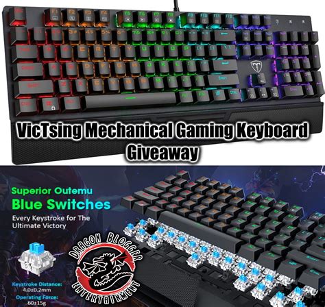 The VicTsing Mechanical Keyboard Giveaway | Powered by GTribe