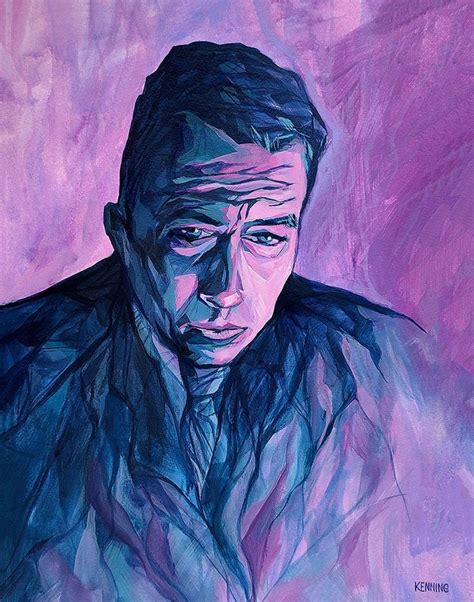 Albert Camus Poster Print From An Original Painting Of French