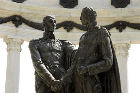 195 anos do encontro de Bolívar e San Martín - Memorial da América Latina