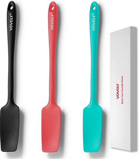 Amazon Vovoly Silicone Jar Spatulas Long Handle Jar Spatulas