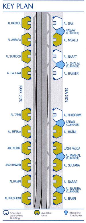 Shoreline Map Dubai