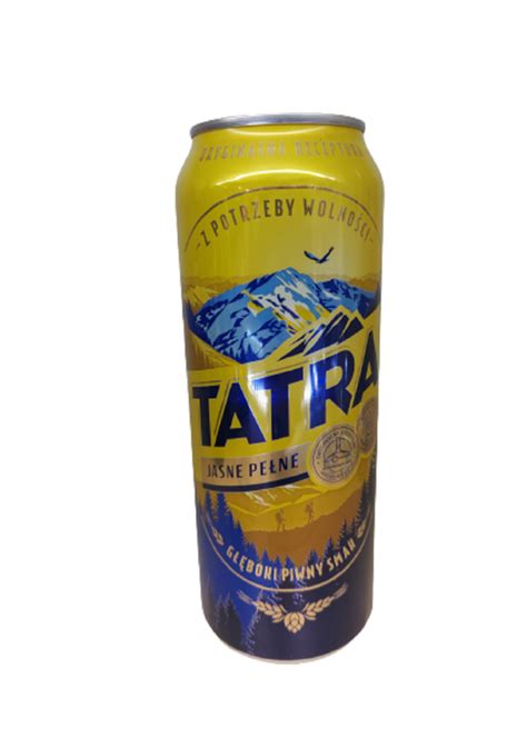 TATRA JASNE PEŁNE 6 0 5L PUSZKA Alkohole Sklep