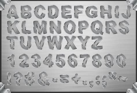 Metal Font Vector at Vectorified.com | Collection of Metal Font Vector ...