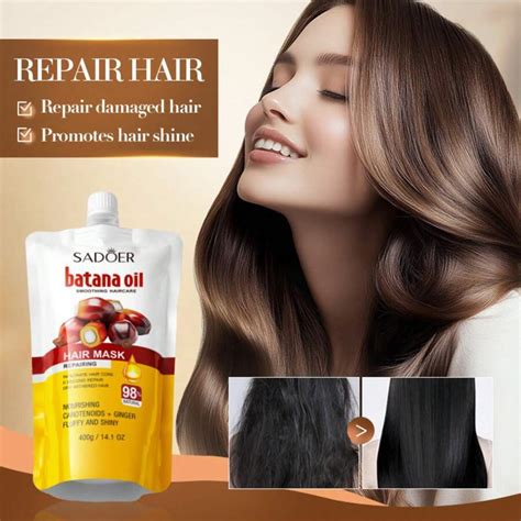 G Batana Oil Hair Mask Nourishes And Softens Hair Repairs Dry And