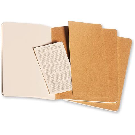 Moleskine Cahiers Plain Journals Set Of Three The Ink Stone