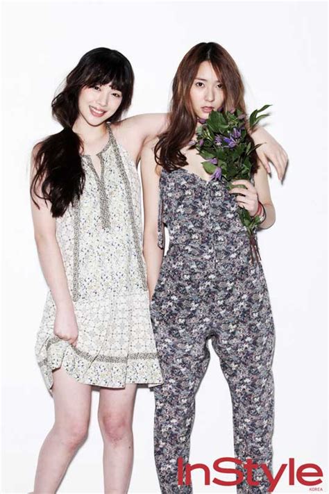 Krystal And Sulli Instyle Korea Magazine March 2012 Edition Jung