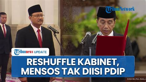 Presiden Jokowi Lantik Gus Ipul Jadi Mensos Gantikan Risma Irjen Eddy