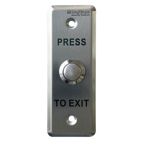 Neptune Press To Exitmullionnoc09mm Ss Exit Buttons And Switches