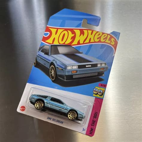 HOT WHEELS DMC DeLorean HW The 80s 2023 8 10 101 250 Custodia F EUR 1