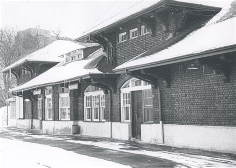 Back Of Train Station 1914 Photo C P Archives Westmount