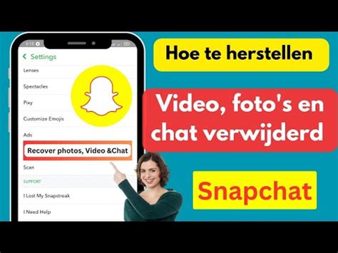 Hoe Verwijderde Foto S Video S En Chats Op Snapchat Te