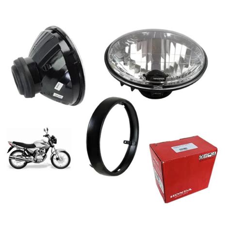 Aro Bloco Farol Honda Cg Titan Fan Ate No Shoptime