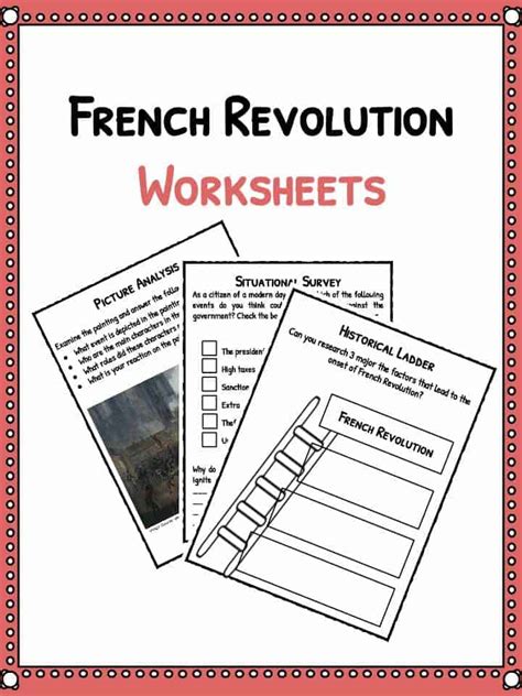 French Revolution Worksheets