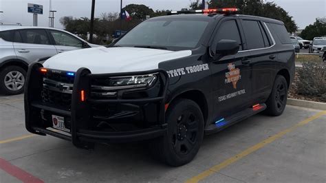 Texas DPS Tahoe Walk Around With Lights YouTube