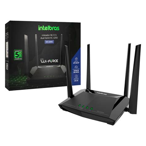 Roteador Wifi Dual Band Ac Wi Force Intelbras W G Repetidor